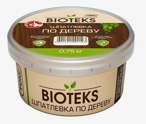 детальное изображение Шпатлевка по дереву BIOTEKS ПРОФИ белая 0,75 кг детальное изображение Шпатлевка по дереву BIOTEKS ПРОФИ белая 0,75 кг