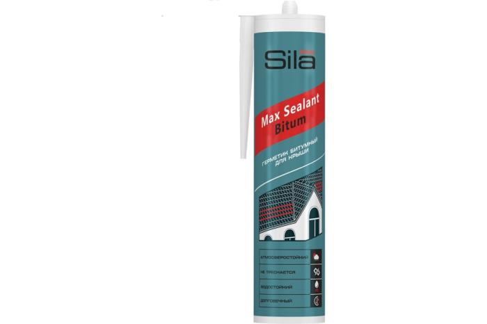 детальное изображение Герметик битумный для кровли Sila PRO Max Sealant Bitum 280мл детальное изображение Герметик битумный для кровли Sila PRO Max Sealant Bitum 280мл