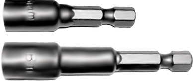 детальное изображение Насадка для шурупов и болтов с 6-гр.головкой Профи d=8 мм, L=48 мм