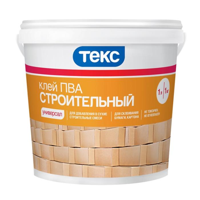 детальное изображение Клей Текс ПВА строительный универсальный, 1 кг детальное изображение Клей Текс ПВА строительный универсальный, 1 кг