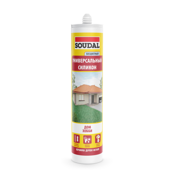 детальное изображение Герметик силиконовый универсальный Soudal белый 280 мл детальное изображение Герметик силиконовый универсальный Soudal белый 280 мл