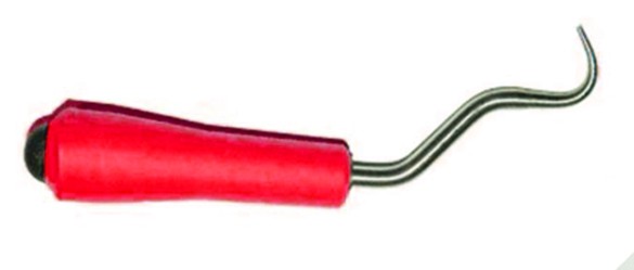 детальное изображение Крюк для вязки оцинков. сталь, пластик. рукоятка, 220х30 мм, (шт.)