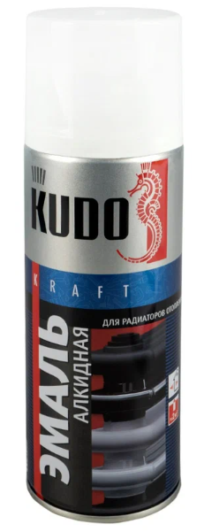 детальное изображение Эмаль для радиаторов отопления белая 520 мл KUDO детальное изображение Эмаль для радиаторов отопления белая 520 мл KUDO