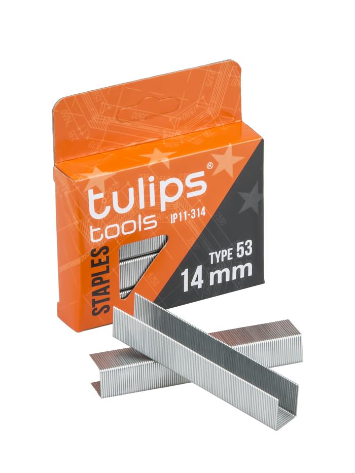 детальное изображение Скобы для степлера Tulips tools, тип 53, 14 мм