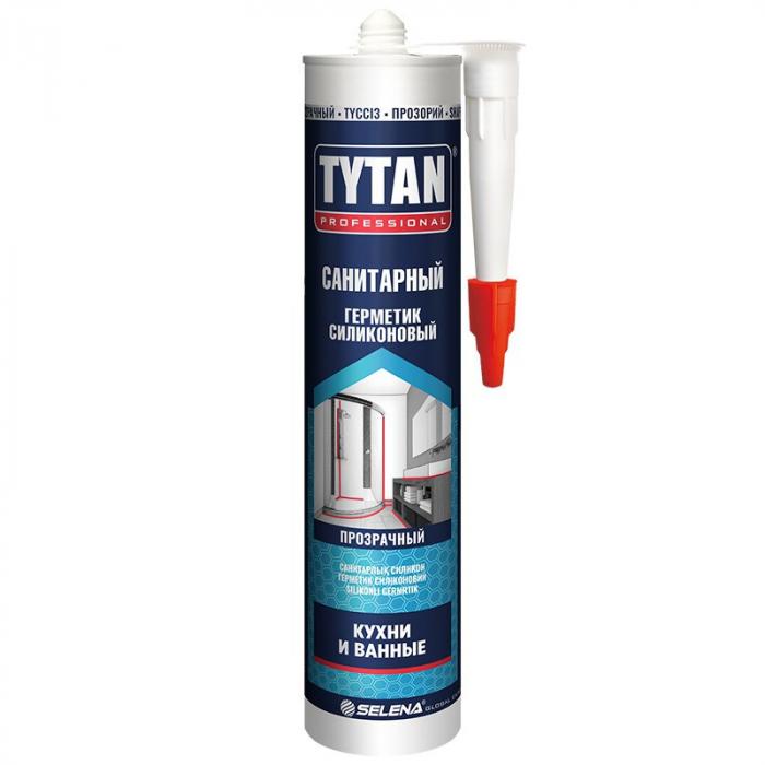 детальное изображение Герметик "TYTAN" Professional силиконовый санитарный UPG, бесцветный 280 мл