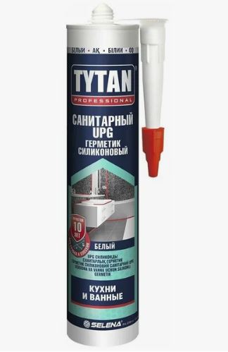 детальное изображение Герметик "TYTAN" Professional силиконовый санитарный UPG, белый 280 мл