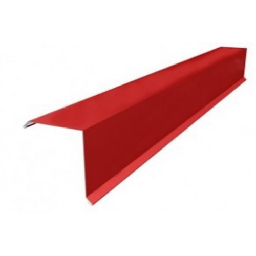 детальное изображение Планка торцевая для металлочерепицы красная 80х100х2000 мм