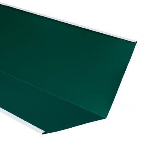 детальное изображение Ендова для металлочерепицы зелёная 200х200х2000 мм