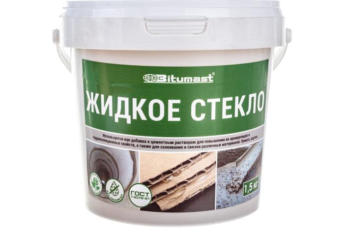 детальное изображение Жидкое стекло Bitumast, 1,5 кг детальное изображение Жидкое стекло Bitumast, 1,5 кг